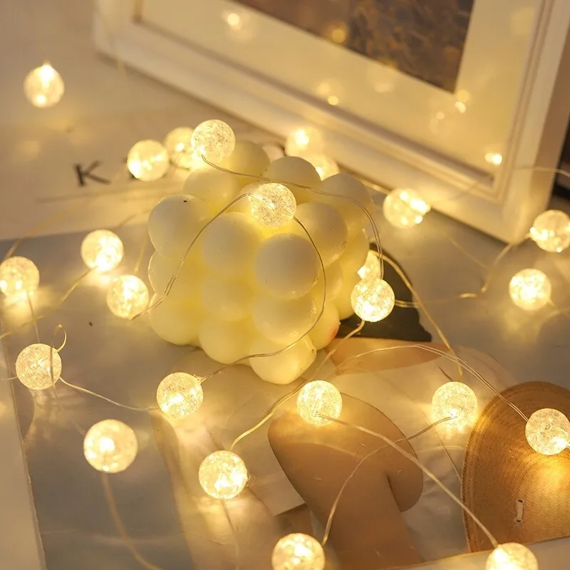 Luci a stringa a LED Lucine a LED bianche calde impermeabili per interni ed esterni per camera da letto, giardino, festa di nozze, funzionamento a batteria/USB