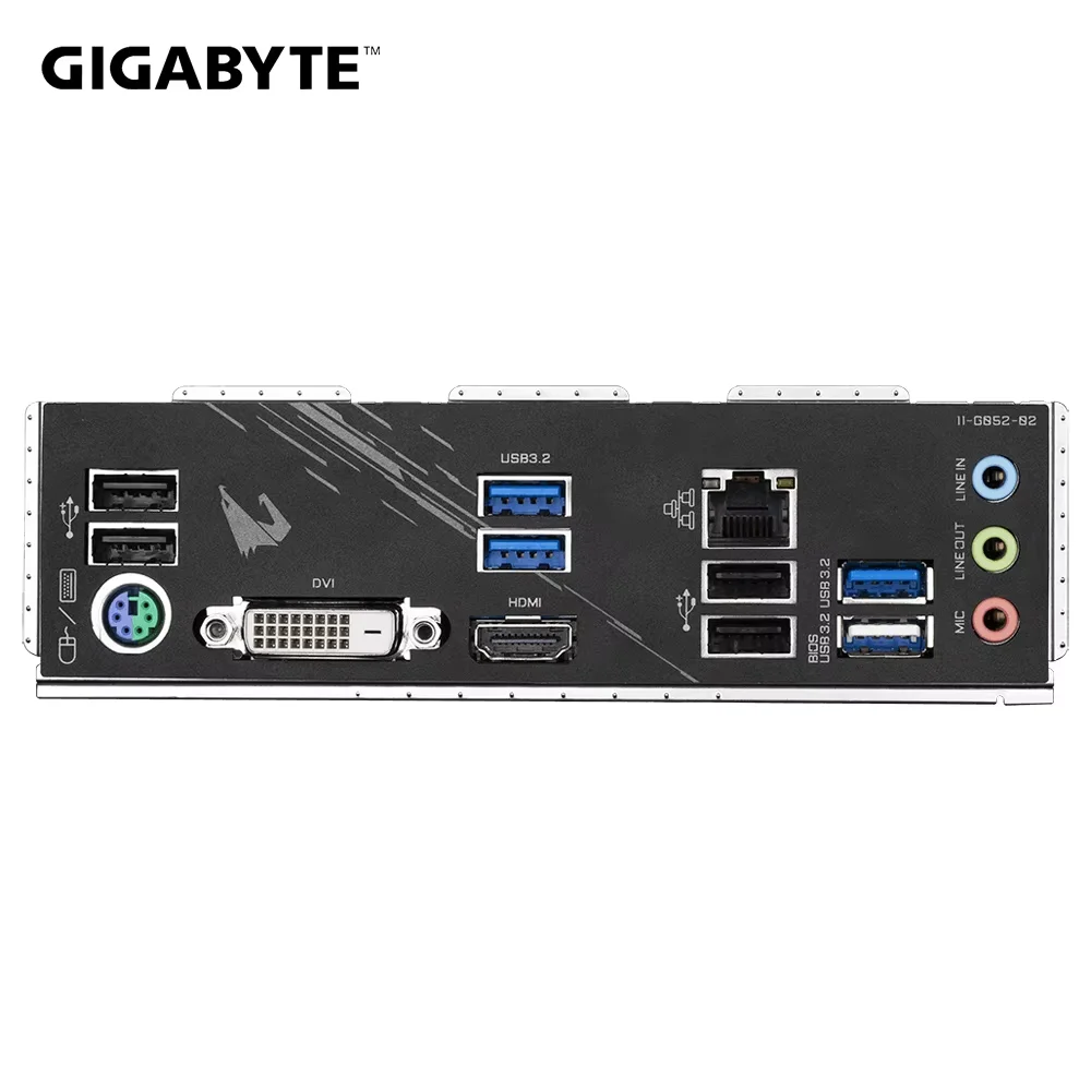 Gigabyte-B550M Aorus Elite Micro-ATX Placa-mãe AMD DDR4, B550, 128 GB, PCI - E 4.0, AM4, USB 3.2, canal duplo