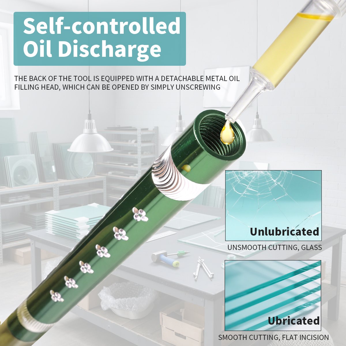 1PC Multiple Colors Professional Glass Tile Cutter Portable Glass Cutter Diamond Tipped Window Craft Glass Knife Hand Tool