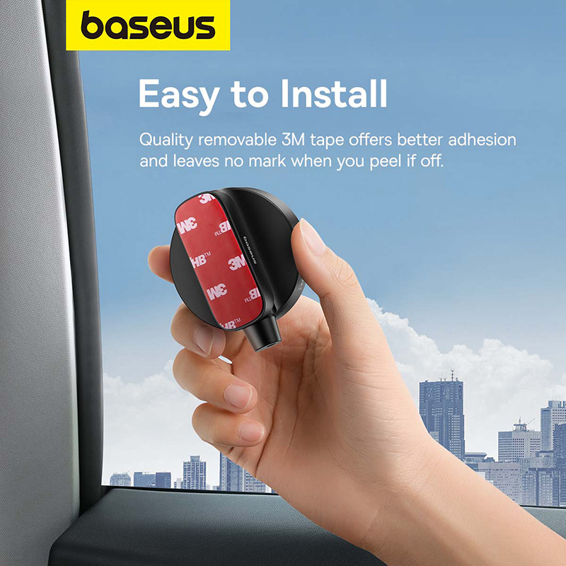 Baseus espelho retrovisor para banco traseiro de carro, visão completa, ângulo amplo de 360 graus, assistente de segurança, à prova d'água, espelho retrovisor automático