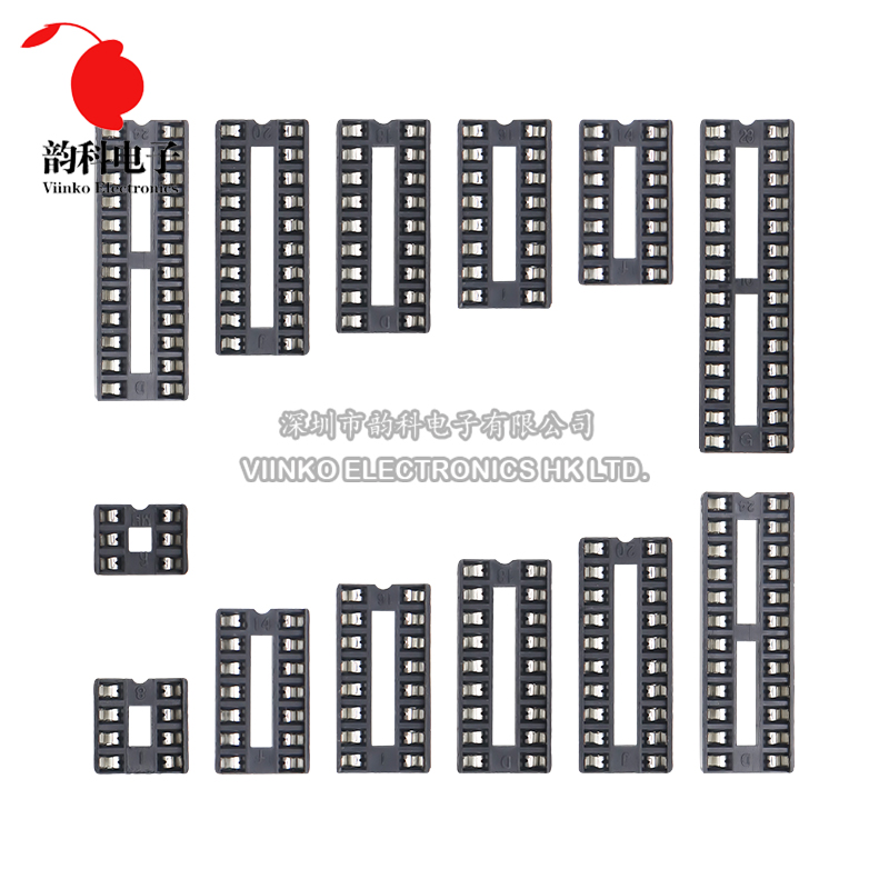 10 шт. розетки DIP IC DIP6 DIP8 DIP14 DIP16 DIP18 DIP20 DIP28 DIP40 контактный разъем 6 8 14 16 18 20 24 28 32 40 контактов