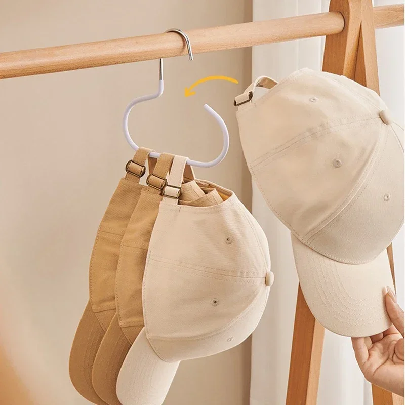 Kreisring, Hutaufhänger, 8 Hüte, Präsentationsständer, Baseballkappe, Organizer, Schal, Handtuch, Krawatte, Aufbewahrungshalter für Schrank, Schlafzimmer, platzsparend