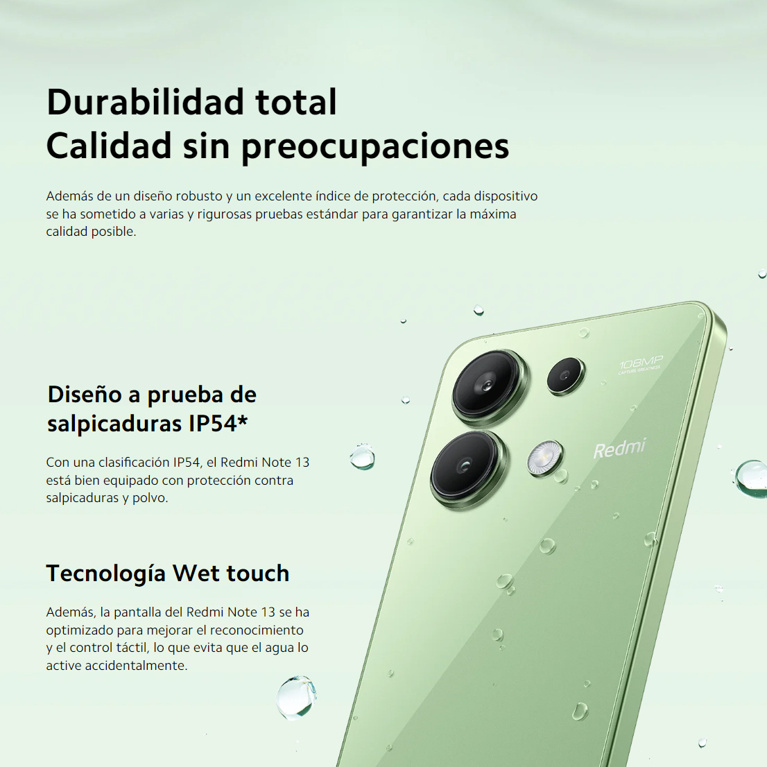 Xiaomi-Téléphone portable Redmi Note 13, chargeur UE, version globale, 4G, 8 Go, 128 Go, 8 Go, 256 Go, sans NDavid