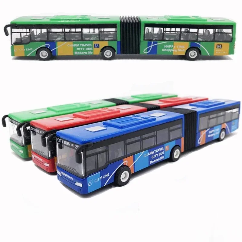 1/64 liga fundida cidade ônibus puxar para trás carros crianças brinquedo carro inércia veículo modelo brinquedo brinquedos educativos para crianças presente meninos brinquedos