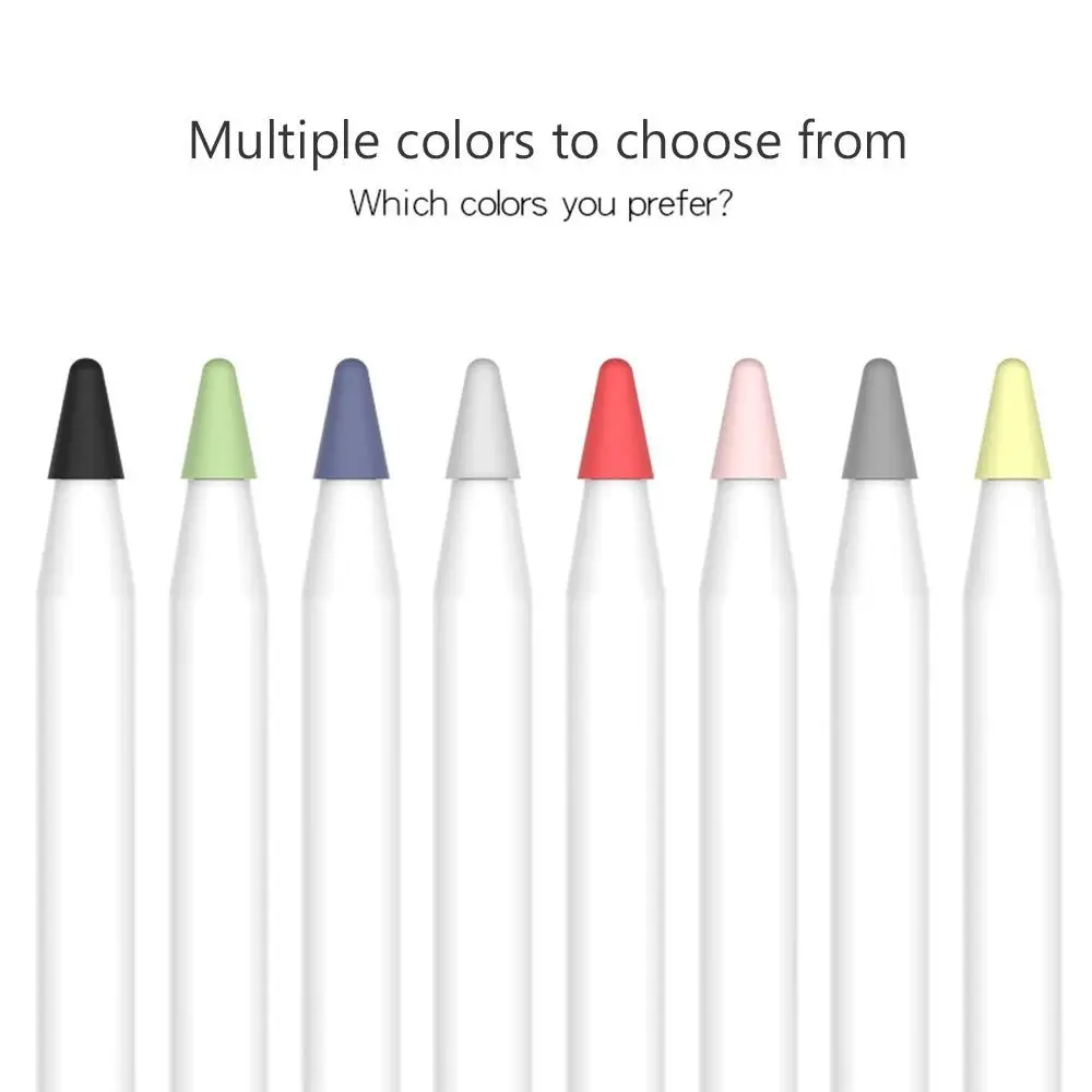 8 Stuks Siliconen Nib Cover Voor Apple Pencil Pro 3 2 1 Tip Case Mouw Voor Apple Pencil 3 USB C 2nd Gen Gevallen Stylus Penpunt Capa