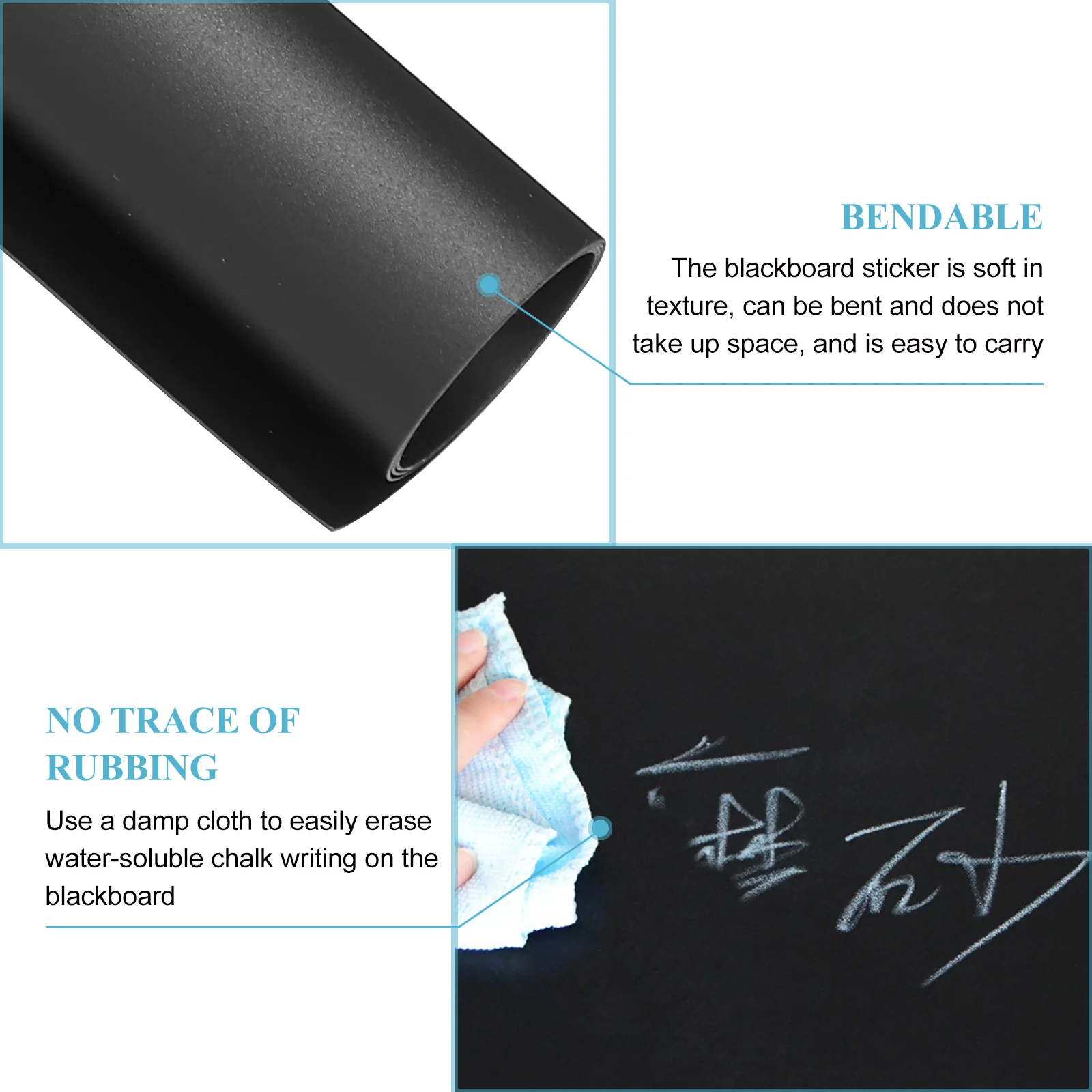 A3 Magnetic Blackboard Sticker Writing Note Refrigerator Fridge Message Board Memo Dry Erase Presentation Supplies Blackboard