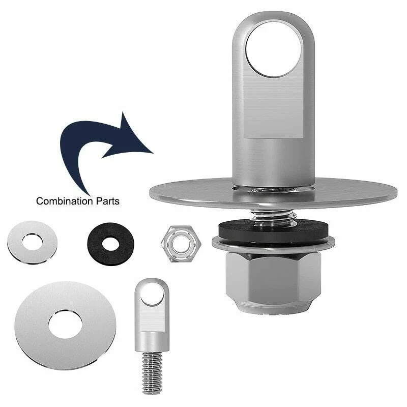 Caixa de munição 50 cal, kit de hardware de bloqueio de arma de aço, caixa segura de munição, conjunto de parafusos, 40mm, armazenamento de bala de pistola
