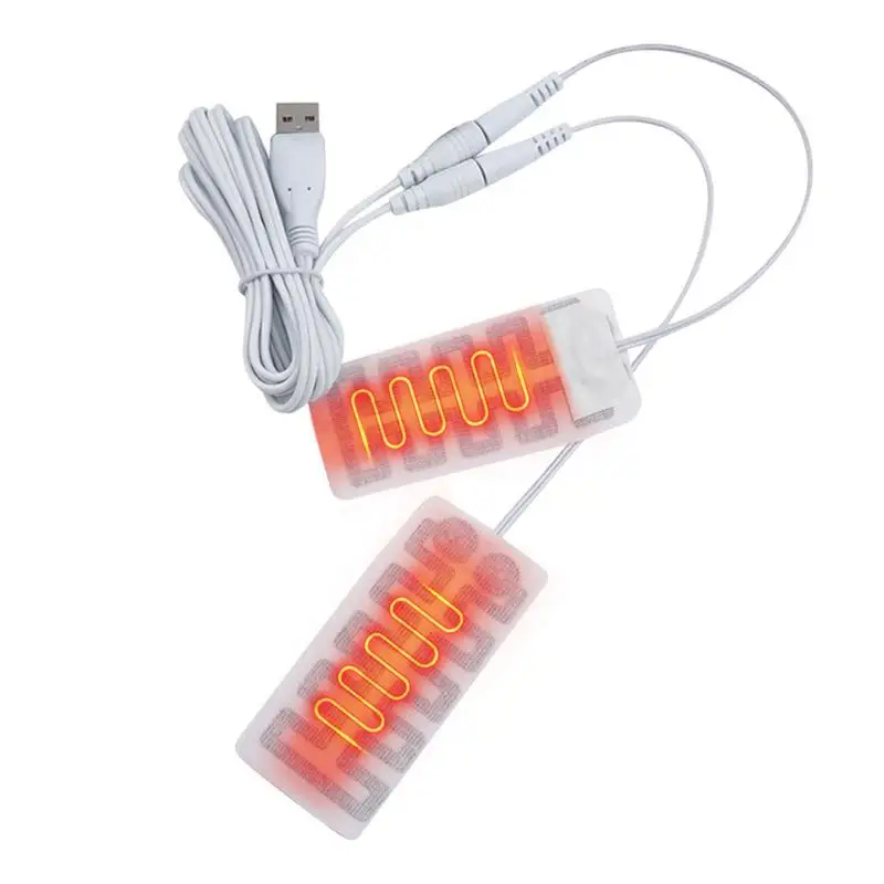 1 Điện USB Găng Tay Nóng Đun Nóng Găng Tay Sợi Vải Carbon USB Nóng Găng Tay Miếng Lót