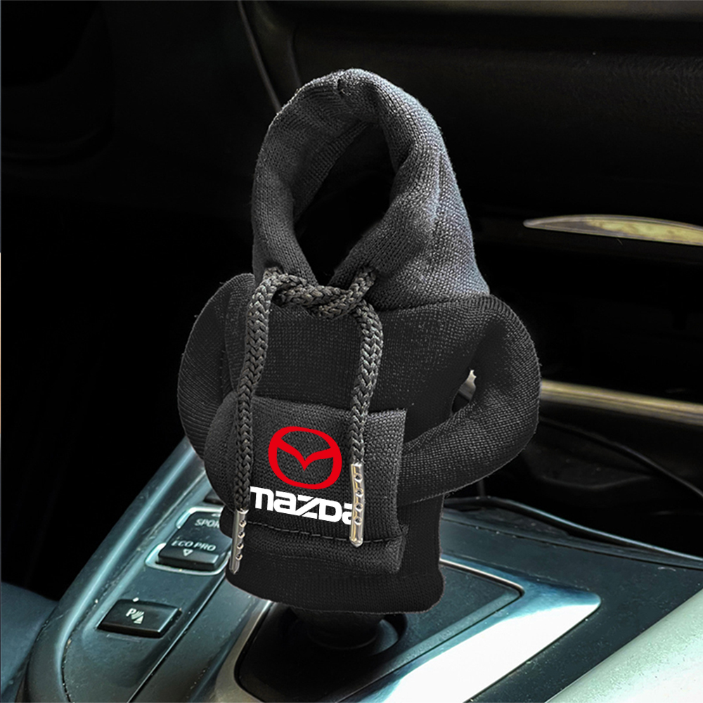 Sudadera con capucha Universal para palanca de cambios de coche, cubierta de palanca de cambios, sudadera, cubierta de palanca de cambios para Mazda Atenza Speed 6 CX-3 CX-4 CX 5