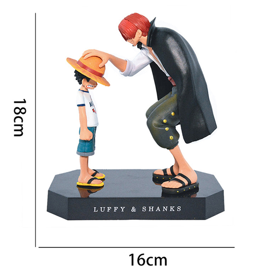 18 cm One Piece Anime Figur Four Emperors Shanks Strohhut Ruffy Actionfigur One Piece Sabo Ace Sanji Roronoa Zoro Figur