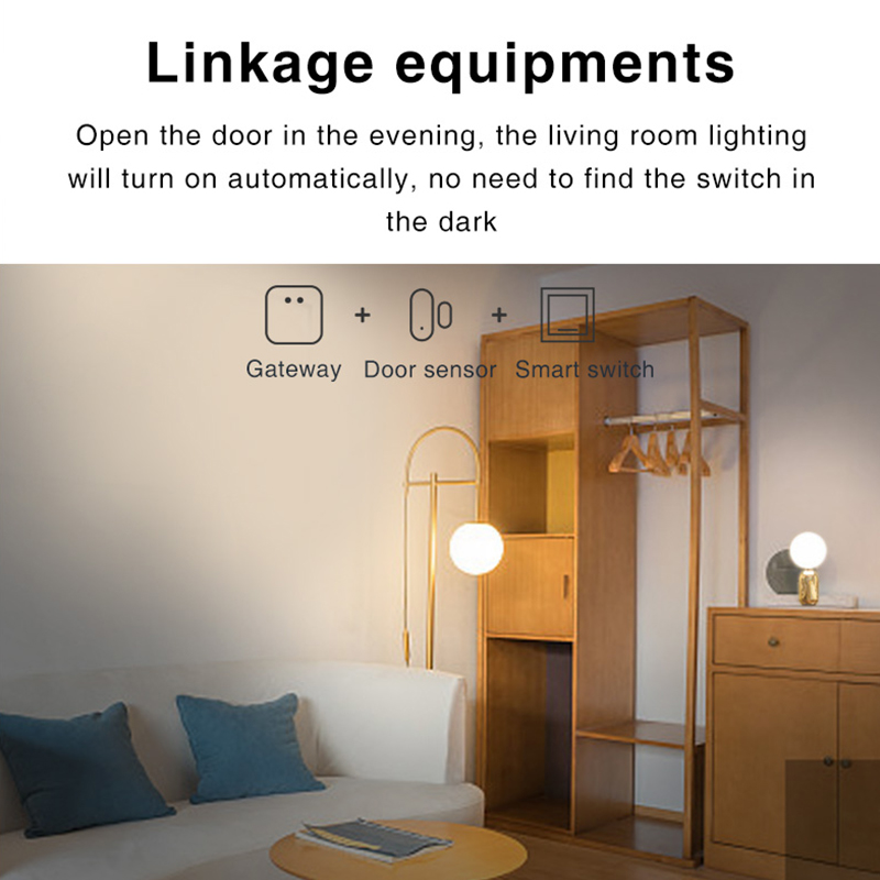 Tuya – capteur de porte intelligent Zigbee, détecteur d'ouverture et de fermeture de porte et fenêtre, système de sécurité domestique intelligent noir, fonctionne avec l'application Gateway Smart Life