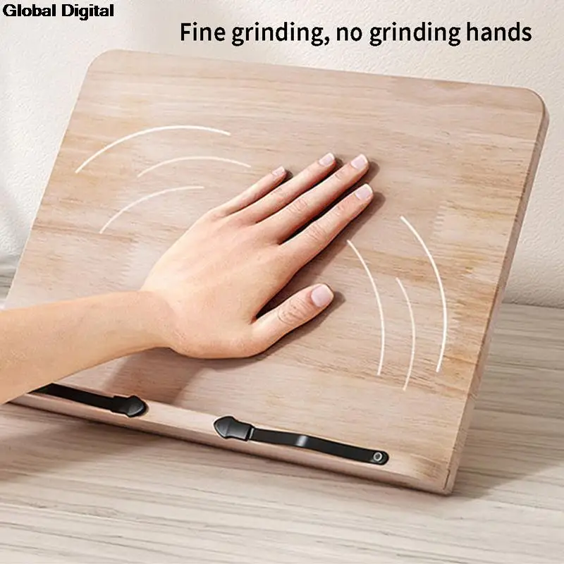 Adjustable Wood Reading Rest Tablet  Book Holder Foldable Cook Home Study Room Desk Organizer 2022 Book Holder  Book Organizer
