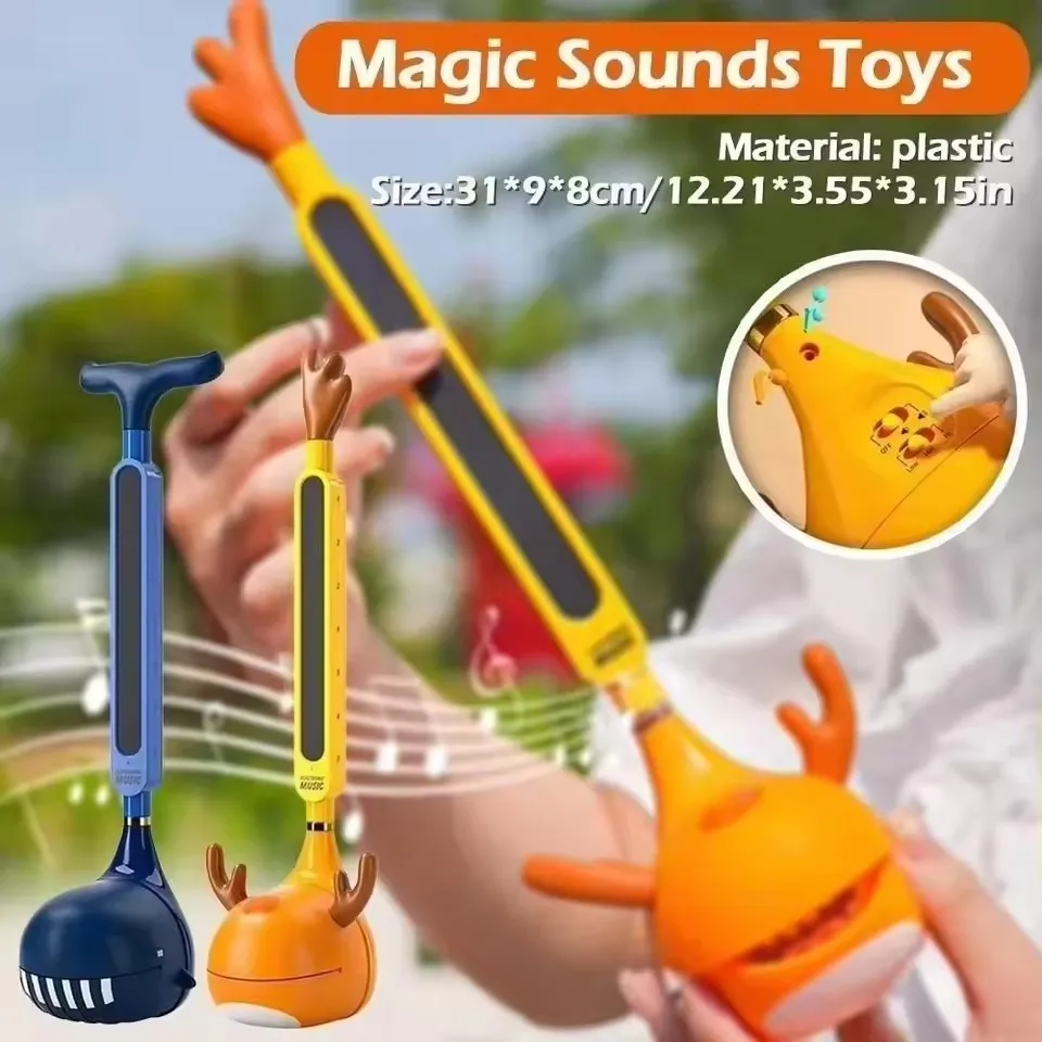 Otamatone Japanese Electronic Musical Instrument Tomatone Synthesizer Electric Tadpole Kawaii Christmas Gifts for Kid Piano Toys