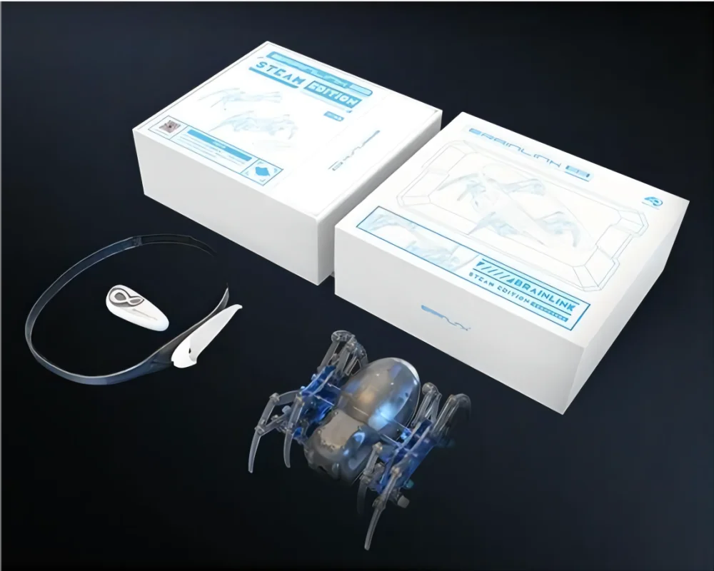 Mới Brainlink SE Sóng Não Nhện Đồ Chơi Giáo Dục Bộ Cho Trẻ Em Mindwave Đầu Kiểm Soát Tâm Trí DIY Bộ Hơi Nước