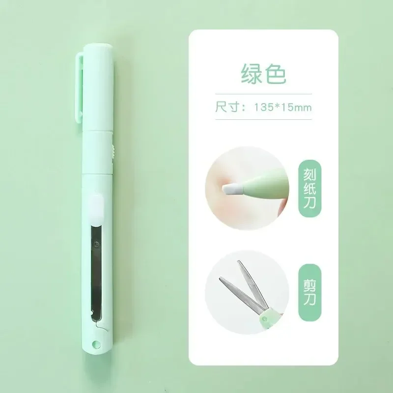 Multi-function Hand Account Cutting Folding Scissors Mini Engraving Knife Scissors Paper Trimming Utility Knife