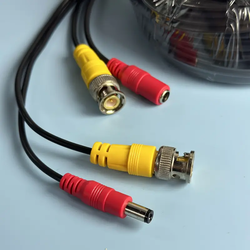 5-30M BNC + DC Conector 2 em 1 BNC CCTV Cabo coaxial de alimentação de vídeo Cabo de câmeras AHD para sistema DVR