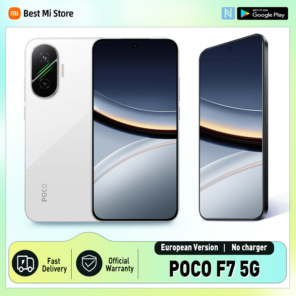 POCO F7 5G 12GB 256GB/512GB NFC versión UE sin cargador teléfono móvil inteligente Snapdragon 8S Gen 4 6500mAh batería