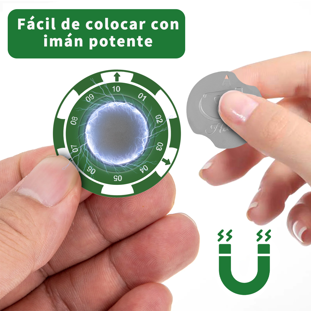 Marcador de Golf de Alta Precisión Caiton con Clip de Sombrero Magnético - Ayuda para Leer el Green - Perfecto para Golfistas de Todos los Niveles - Mejora tus Habilidades de Putting