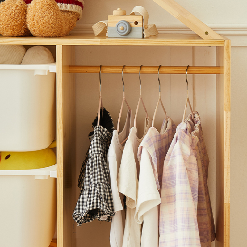 子供用キャビネット棚、サイドボードワードオーガナイザー、クローゼットハンガー、かわいいクローゼット、ルーム家具、cy50cw