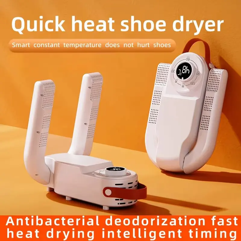 2025 Doméstico Dobrável Sapatos Secador UV Sapatos Secador Temperatura Constante Meias Bota Secador Máquina de esterilização e desodorização