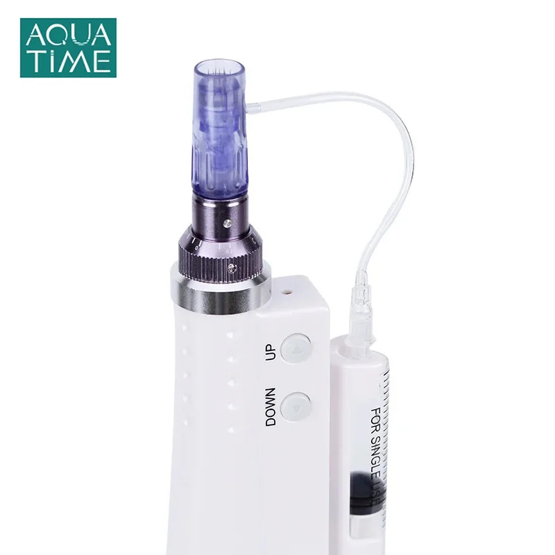 F8 MTS Microneedle 10PCS Cartridges And 10 PCS Syringe Tube Screw Suits For 2 in 1 Mini Hydra Gun Auto Mesotherapy Injector