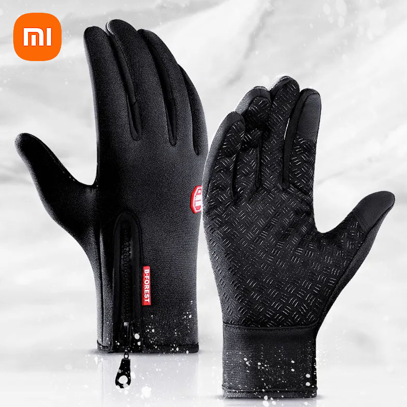 Xiaomi guantes con pantalla táctil invierno térmico cálido Unisex ciclismo bicicleta esquí guantes al aire libre Camping motocicleta deportes dedo completo