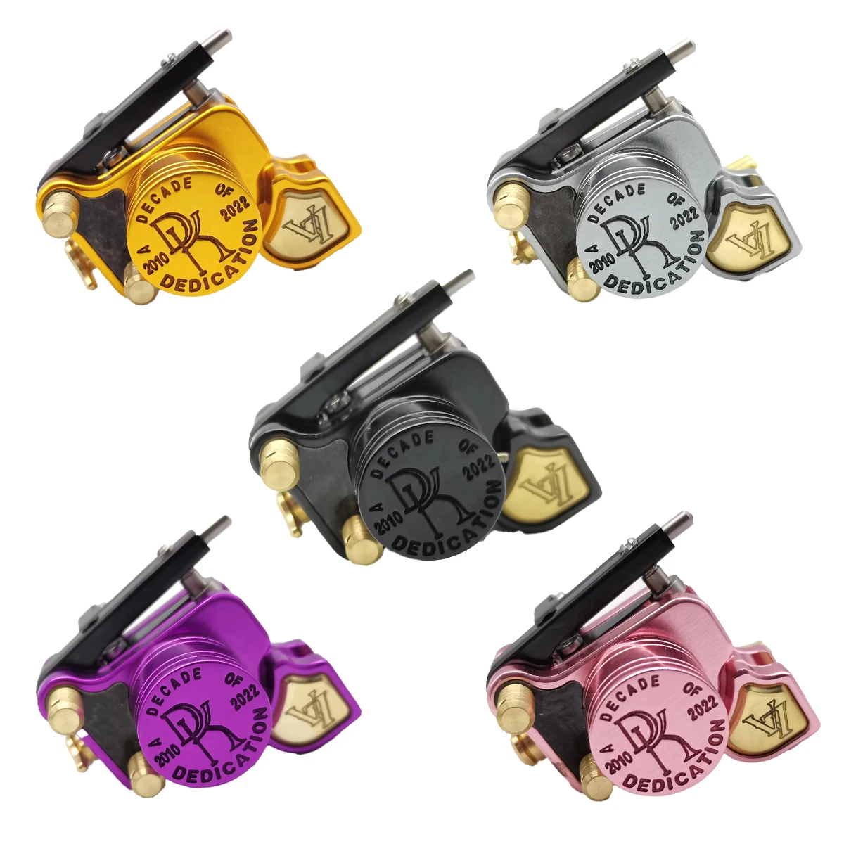 DM DK V7 Rotary Tattoo Machine Coreless Motor Tattoo Gun Japan Coreless Motor Shader & Liner Black Gray and Gold Five Color