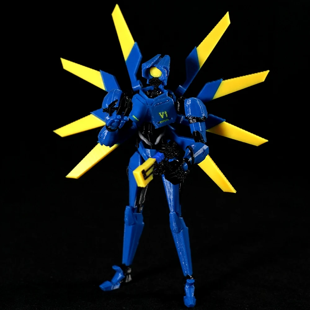 Maniquí con estampado 3D, 13 Ultrakill V1, juguetes de la serie, figuras de acción, Robot Shapeshift móvil multiarticulado, regalos para niños