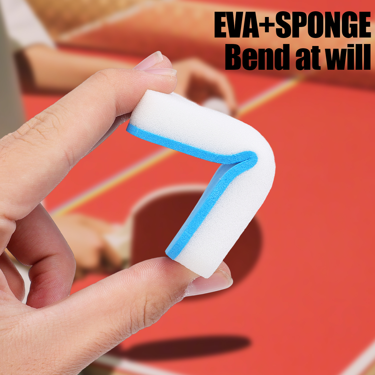 Professional Table Tennis Racket Cleaning Sponge Cleaning Agent Rubber Sheet Cleaning Sponge Clean Racket Care Accessories