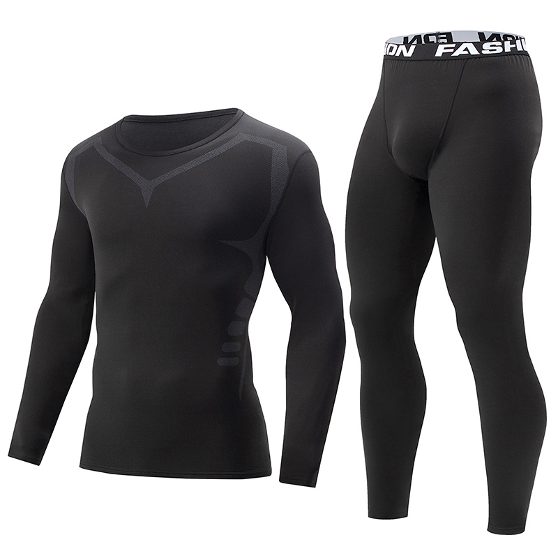 2 pezzi primavera e autunno pantaloni a maniche lunghe da uomo tuta sportiva fitness corsa jogging vestiti che toccano il fondo licenza per allenare pantaloni
