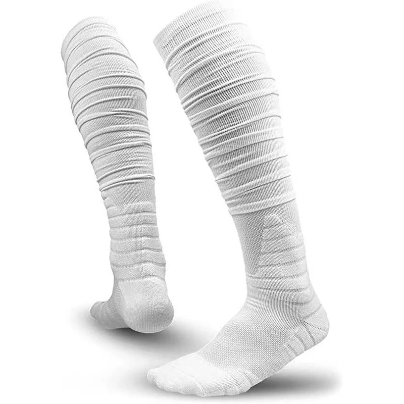 Calcetines de fútbol transpirables para hombre, calcetín absorbente de sudor para Foot Super Bowl, 1 par