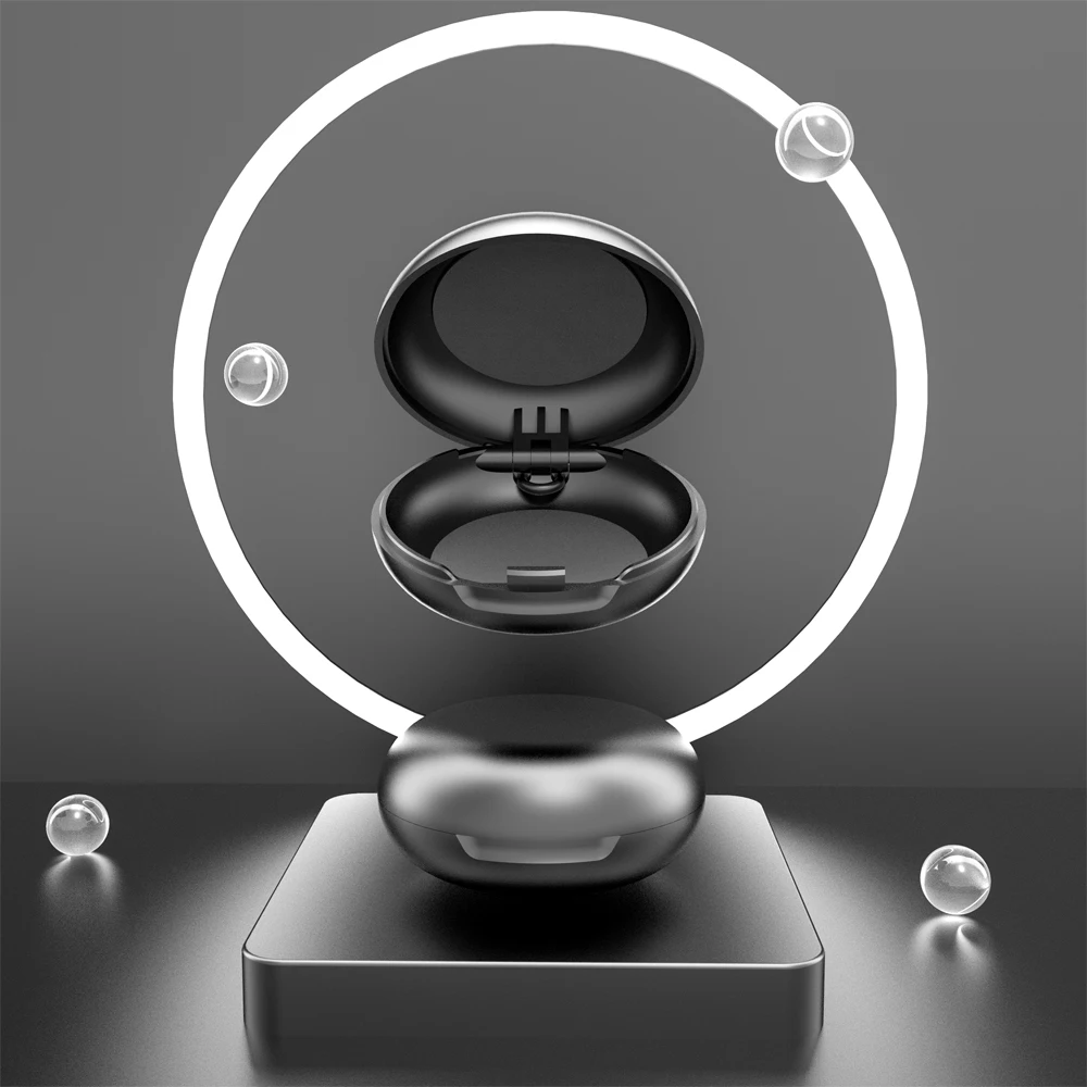 Round Soundproof Earplug Box Mini Portable Plastic Earplug Storage Box Sleeping Earplug Craft Jewelry Earring Organizer