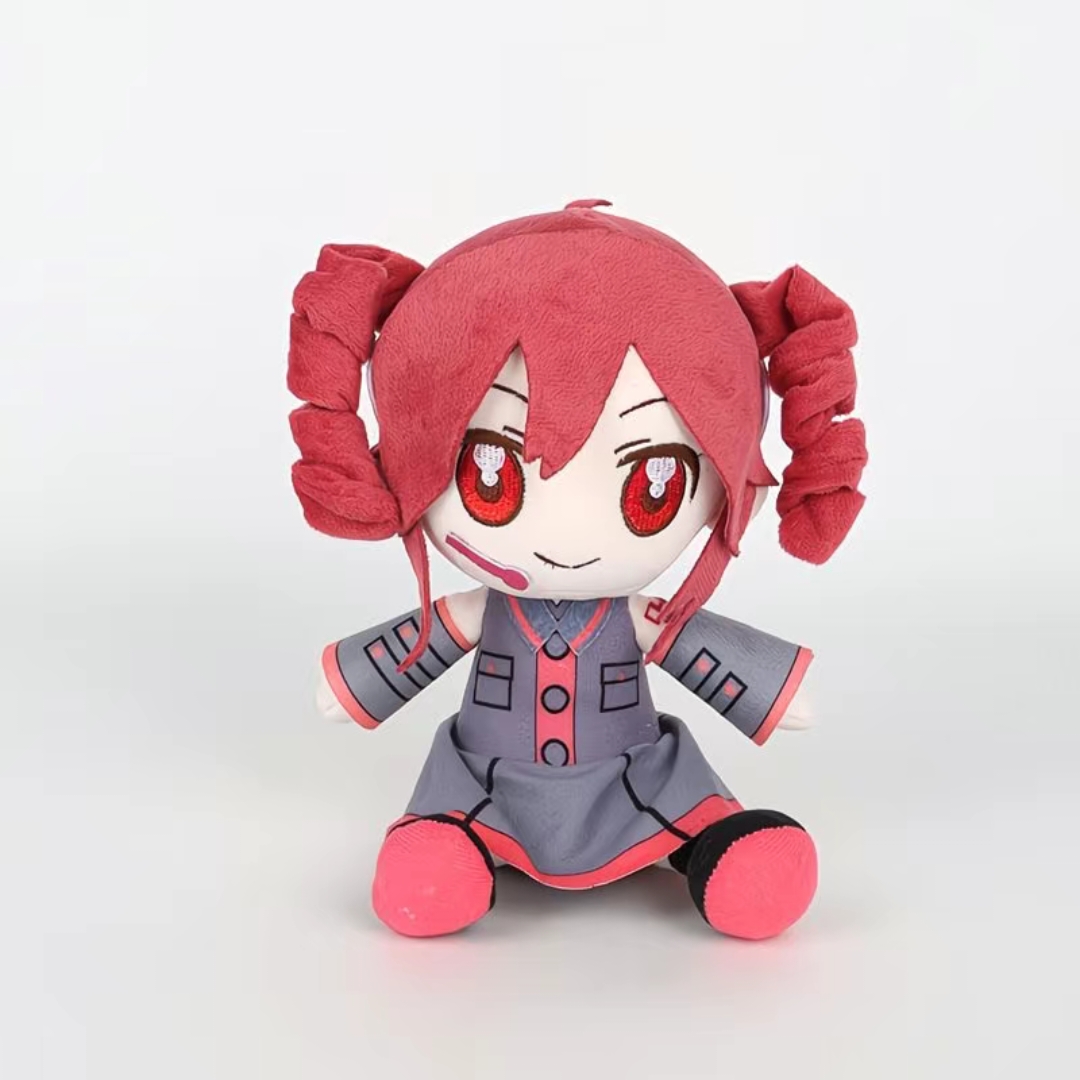 23CM Kasane Teto Plüschtier Weiche Puppe Gefüllte Plüschtiere Figur Anime Cosplay Cartoon Geburtstagsgeschenk Weihnachtsgeschenk für Fans Mädchen