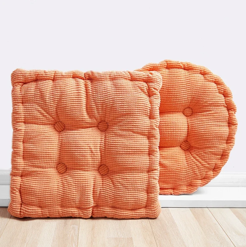 Cojín tatami grueso de poliéster de color sólido.