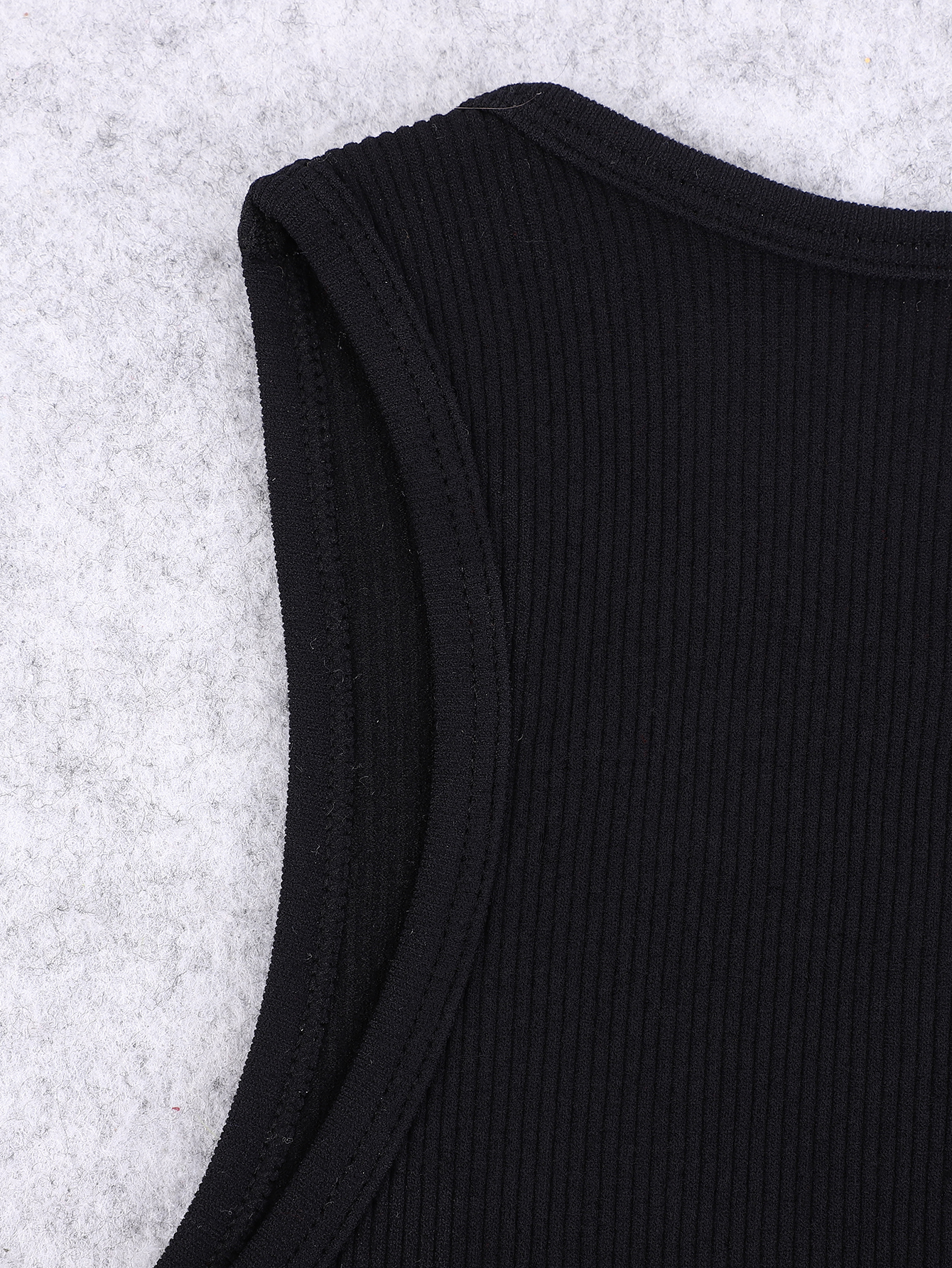 Gilet da yoga senza maniche ad alta elasticità lavorato a maglia senza cuciture, gilet da yoga sexy casual a costine in nylon ad asciugatura rapida, corsa, fitness, sport