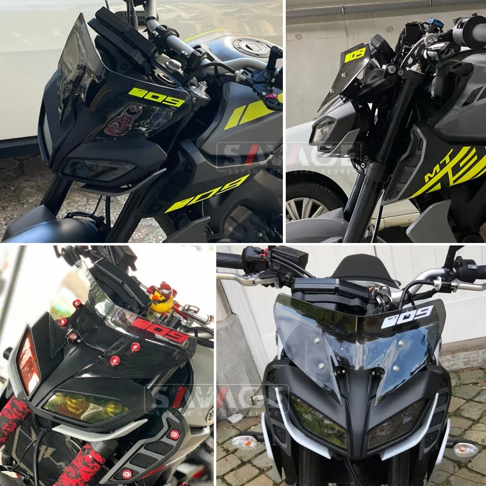 Kính Chắn Gió Dành Cho Xe YAMAHA MT-09/SP FZ-09 2017-2020 18 19 Kính Chắn Gió Pare-Brise Xe Máy Chắn Gió MT-09SP MT09 FZ09 MT FZ 09