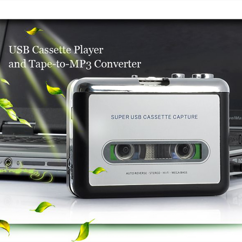 Portable Cassette Player Recorder Tape to mp3 converter Type C to USB Cassette Capture Audio Music Radio Player