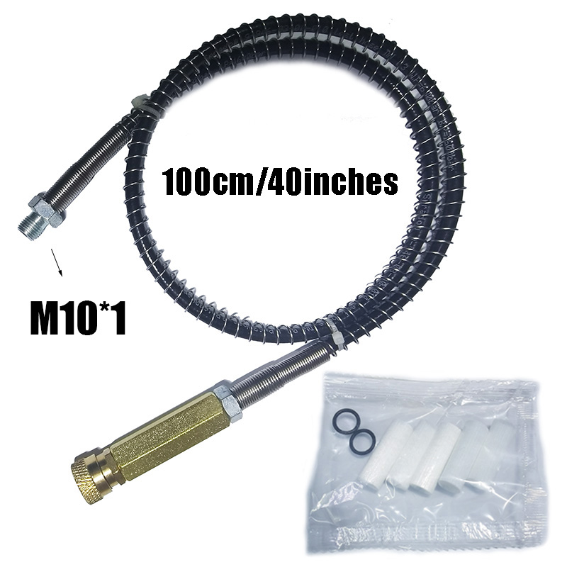 Hand Pump Filter Water Oil Separator M10*1 High Pressure Air Filtering Accessories