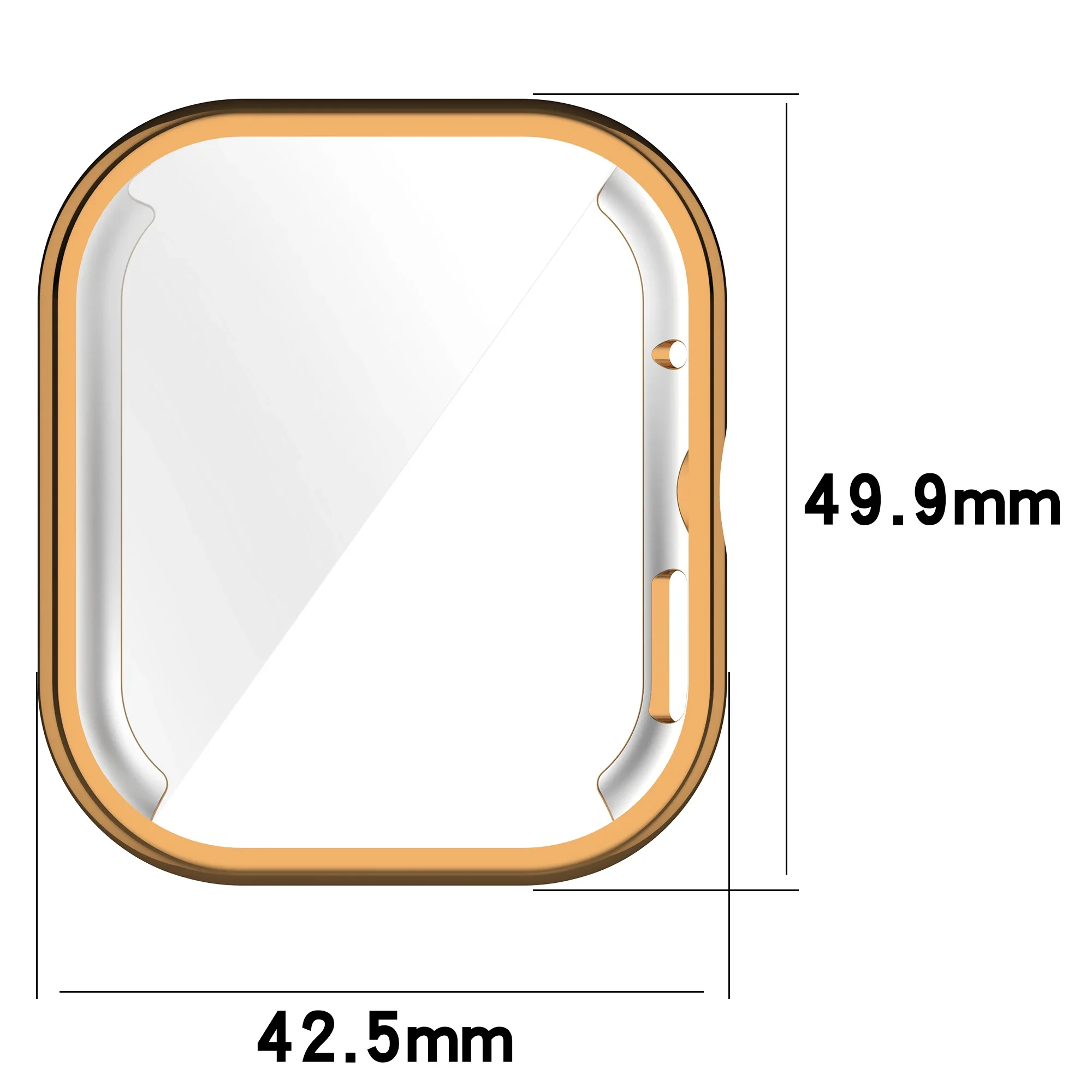 Capa completa macia + vidro temperado para redmi watch 4, capa protetora de tela + capa vermelha mi watch4 para xiaomi 8 pro