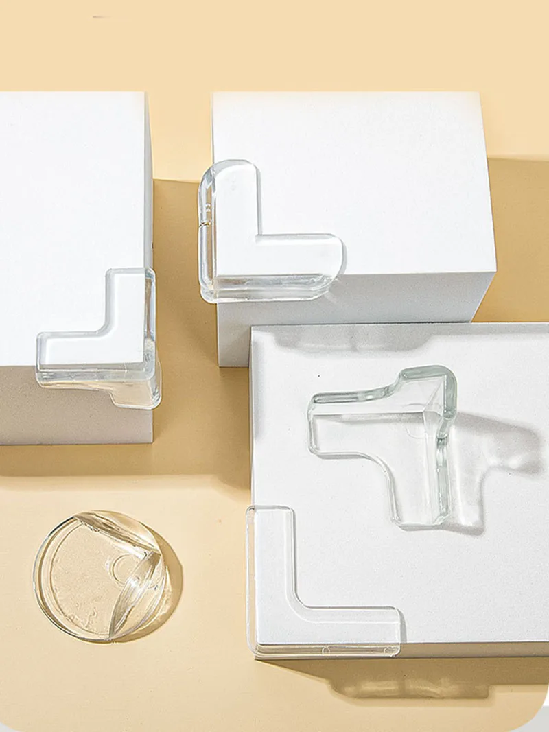 10PCSBaby protezione anticollisione angolo del tavolo angolo Anti collisione trasparente Pad in PVC protezione angolare di sicurezza per bambini