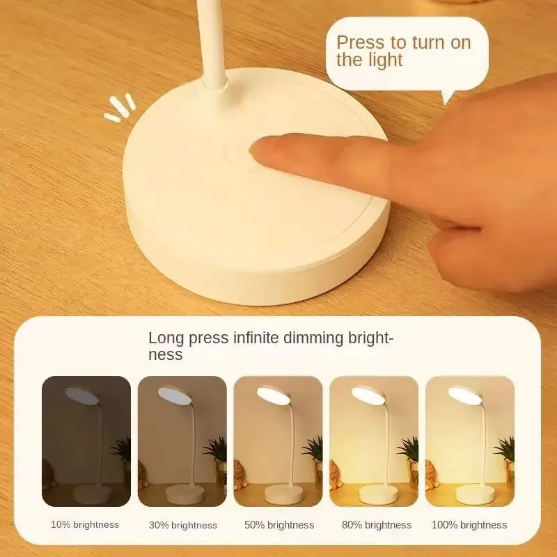 Set di un pezzo di lampada da tavolo per la protezione degli occhi per l'apprendimento a LED lampada da notte lampada da tavolo per studenti