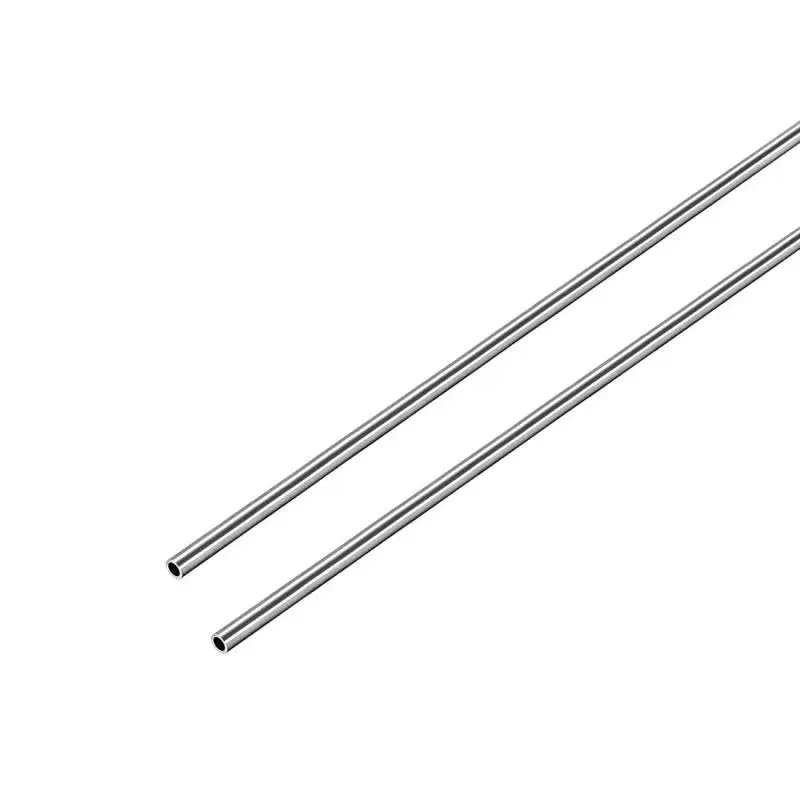 1-10pcs สแตนเลสหลอด 304 สแตนเลสสตีลหลอด Capillary 250/500 มม.ความยาว 1 มม./1.5 มม./2 มม./3 มม./4 มม./5 มม./6 มม./8 มม./10 มม./12 มม.