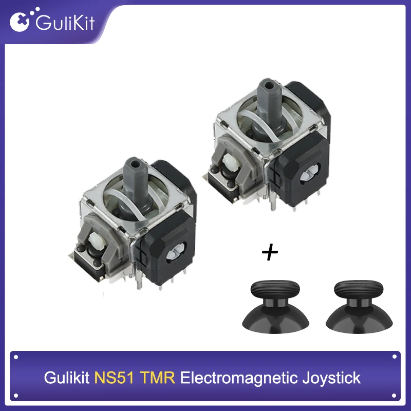 Gulikit NS51 TMR Electromagnetic Joystick for Switch Pro PS5 PS4 Xbox Series Controller Low Power Design for Repair