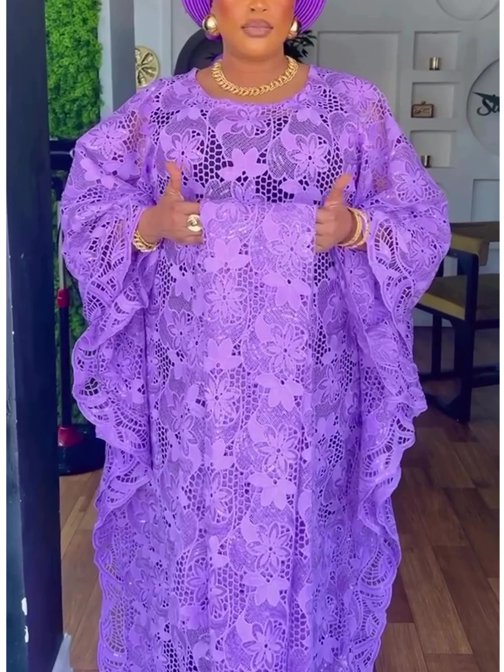 Vestidos africanos elegantes para mujer, moda musulmana Boubou Abayas, bata Dashiki Ankara, trajes de encaje, vestido de noche, caftán Maxi