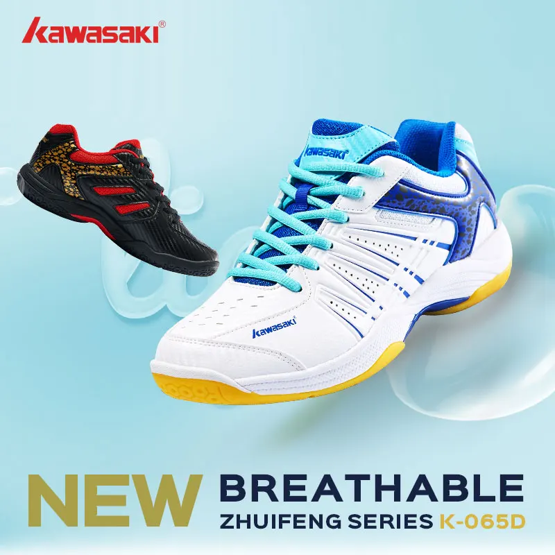 Kawasaki Neue Badminton Schuhe Turnschuhe Herren Tennis Atmungsaktive Anti-Rutschig Sport Schuhe für Männer Frauen K-065D