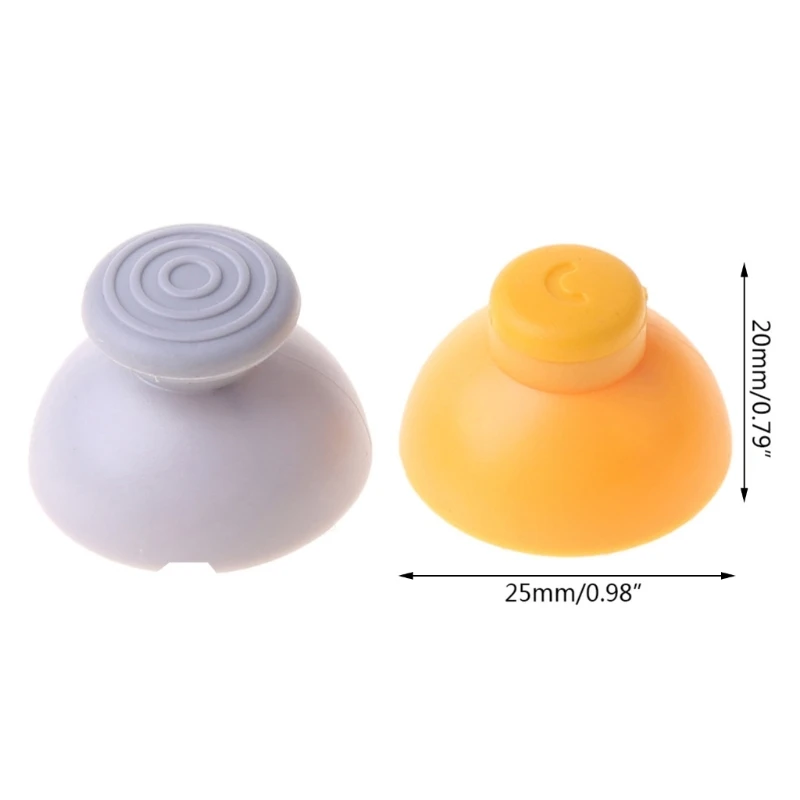 2023 Mới 2x Joystick Ngón Tay Cái Gậy Cầm Nắp Dành Cho Gamcube Da Cho Ốp Lưng Trang Trí