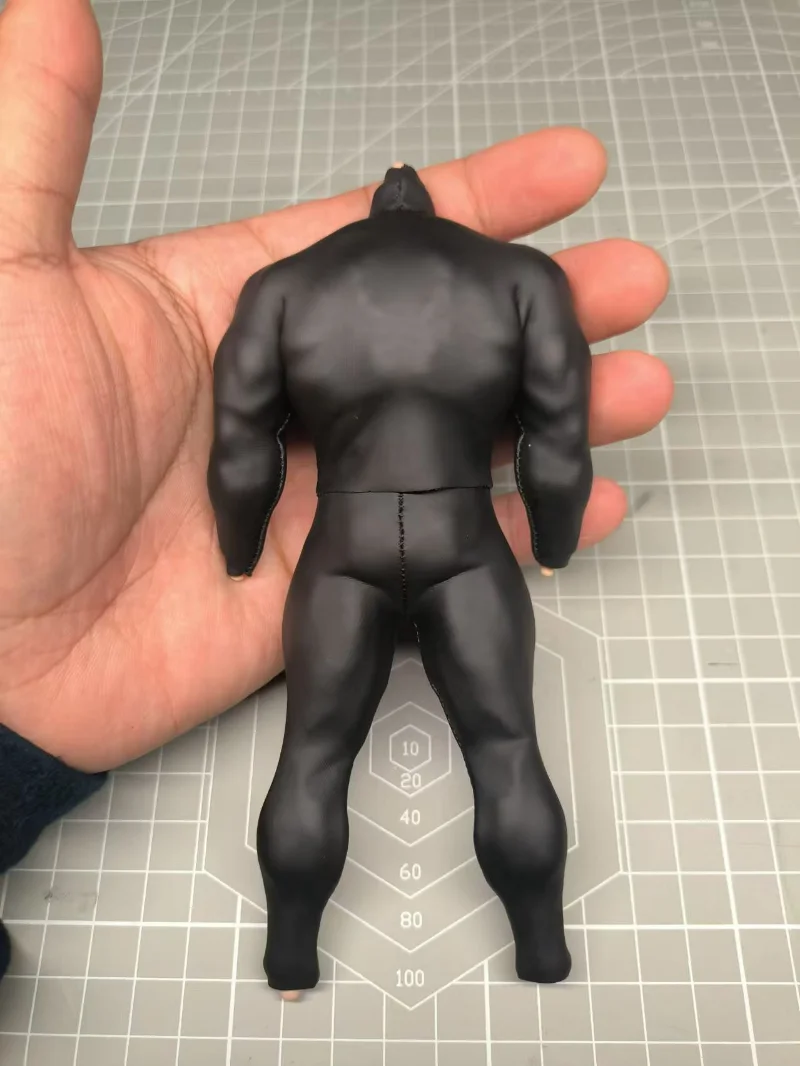 1/12 Scale Black Jumpsuit Model for 6'' Adam01 mufftoys