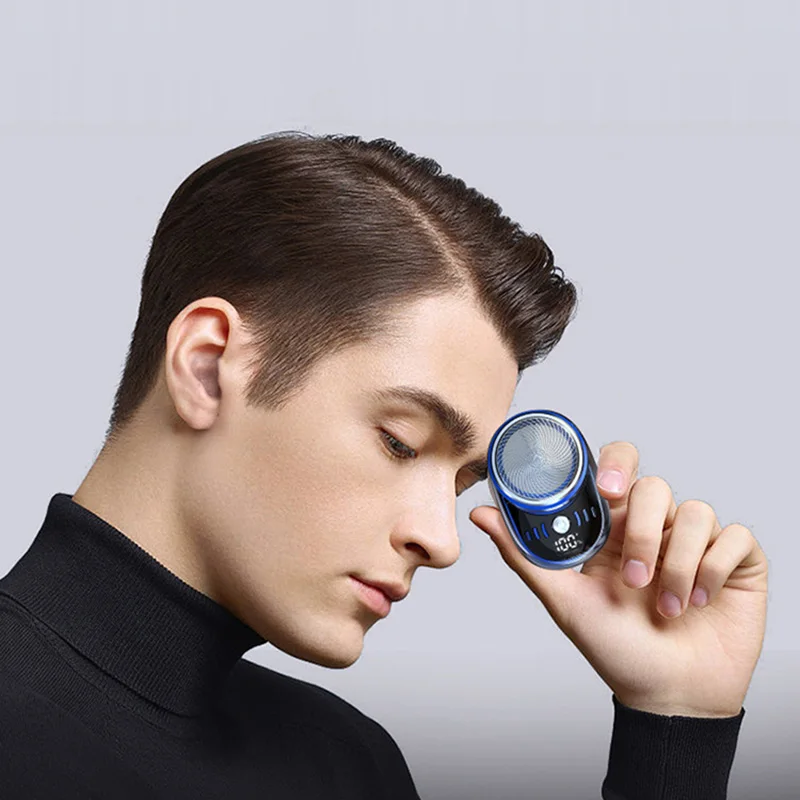 Electric Shaver Portable Wet And Dry Use Razor Man Travel Attire Rechargeable Shaver Charging Shaving Tool Machine 2025 New