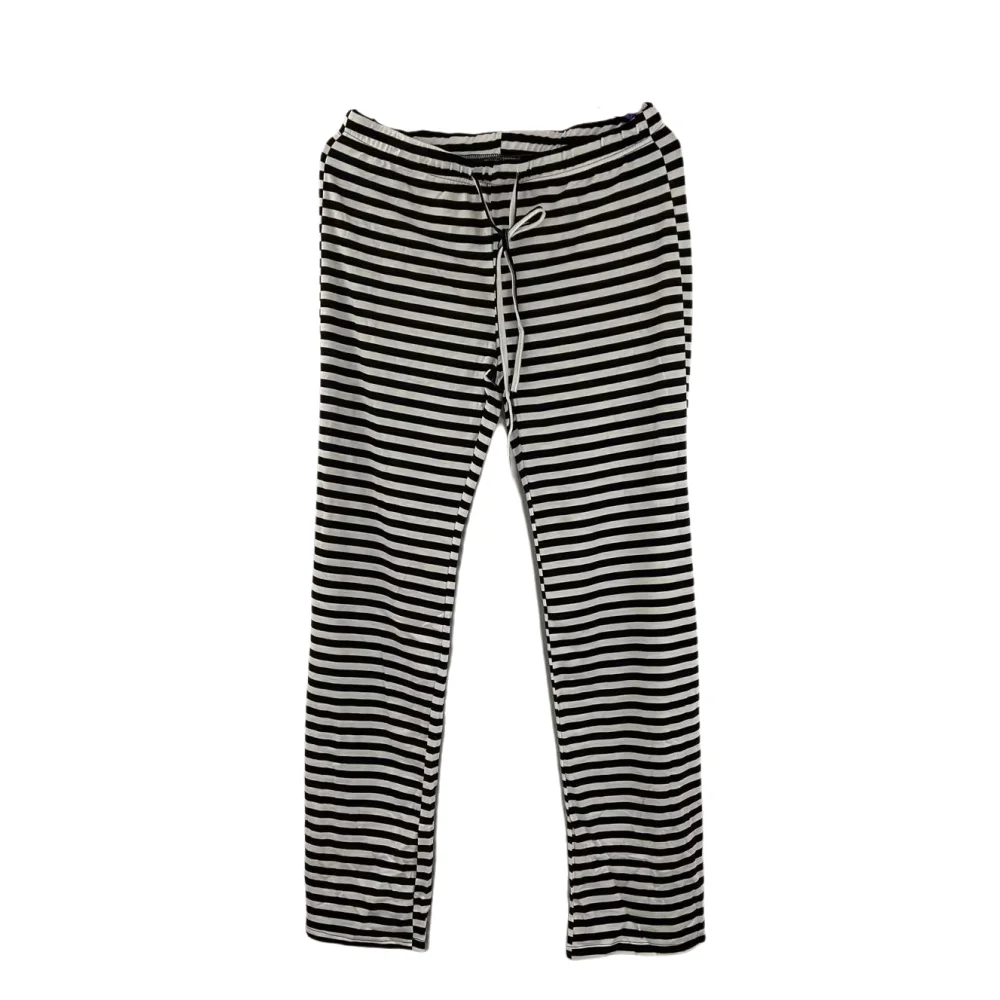 Drucken Schlaf Unten Frauen Baumwolle Lange Hose Hause Pyjamas Weiche Slip Sommer Hosen Kordelzug Große Größe Sexy Streifen Casual Große Größe