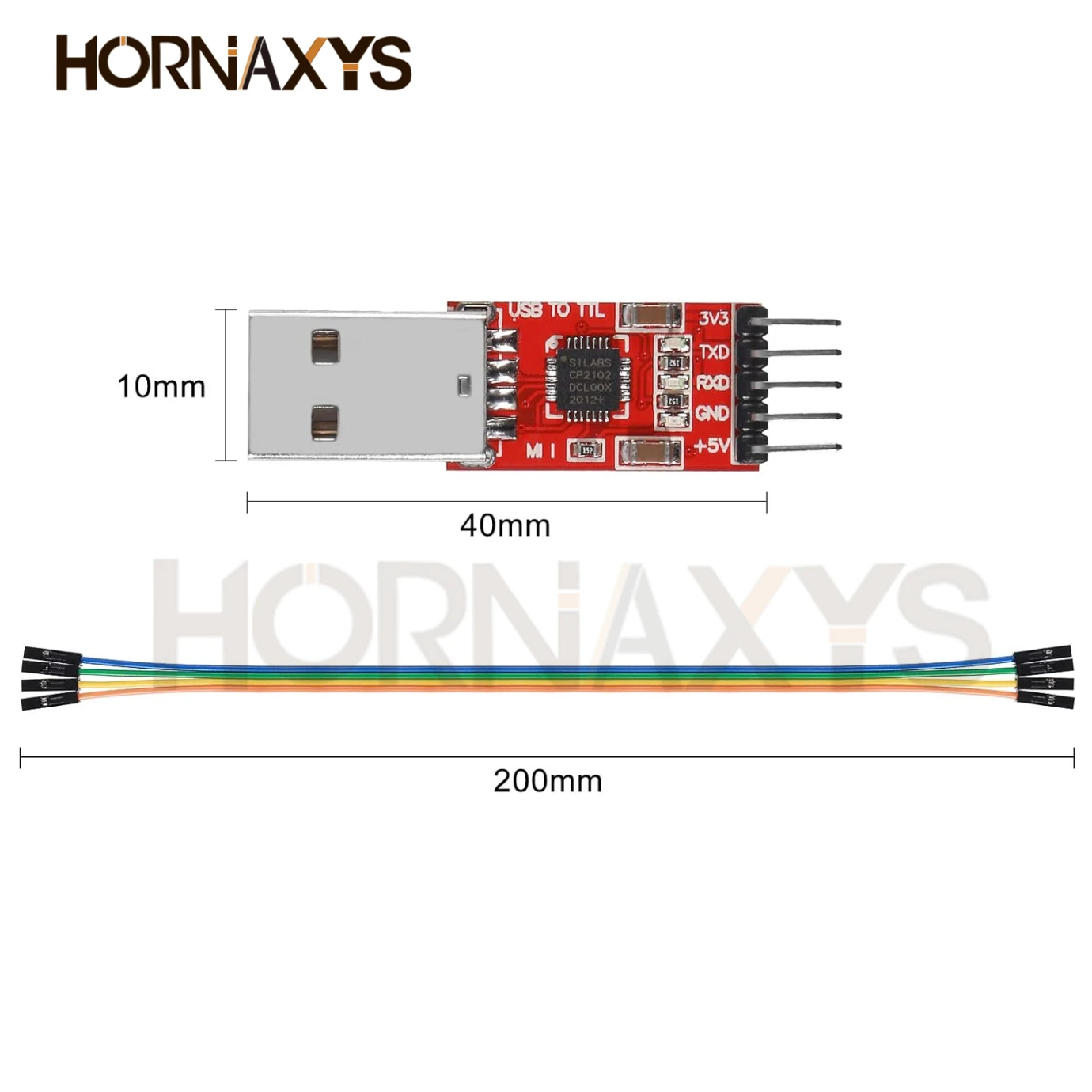 1/3/5pcs CP2102 module USB to TTL serial UART STC download cable PL2303 Super Brush line upgrade